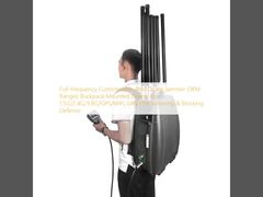 Full-Frequency Customizable Anti-Drone Jammer (3KM Range): Backpack-Mounted Device for 1.5G/2.4G/5.8G/GPS/WiFi, UAV FPV Jamming & Blocking Defense