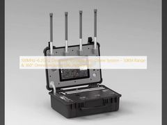 Hệ thống Chống Drone Di động Phát hiện 100MHz–6.2GHz – Phạm vi 10KM & Định vị UAV Đa hướng 360°